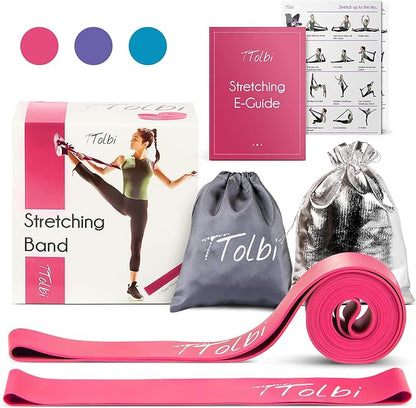 Premium Stretch Bands for Dancers – Improve Stretching & Flexibility with Ballet Stretching Band, Perfect Dance Equipment for Splits & Strength – Ideal Gifts for Dancers & Ballet Training