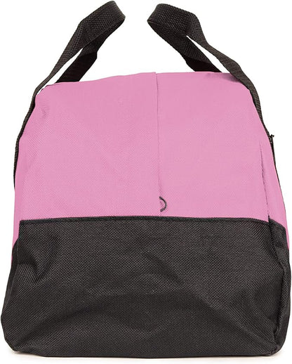 12" Duffel Bag Small Mini Travel Size Sports Gym Bag (Duffle Bag) (Pink)