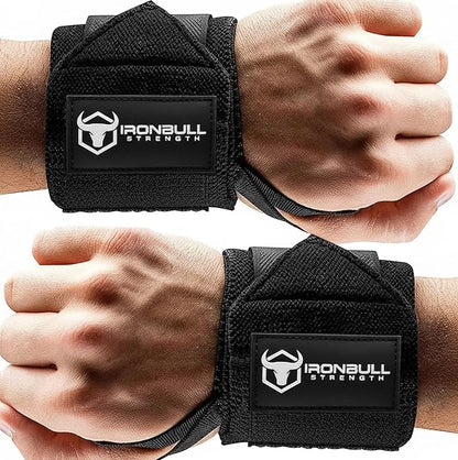 Wrist Wraps for Weightlifting (USPA & IPL Approved) - 18” Premium Quality Wrist Straps for Weightlifting - Weight Lifting Wrist Wraps with Thumb Loop - Best Gym Wrist Wraps for Lifting Weights, Curls & Dips - Lifting Wrist Wraps for Bench, Powerlifting...