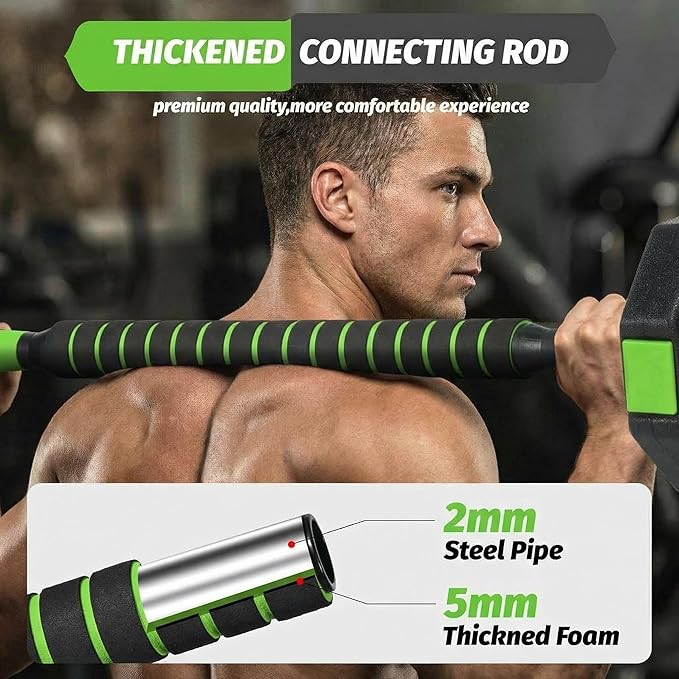 Adjustable Weight Set 44/88Lbs, 4-in-1 Dumbbell Set and Barbell Weight Set for Home Gym, Converts to Kettlebell & Push-Up Stand, Free Weights Dumbbells Set for Men & Women Full Body Workout