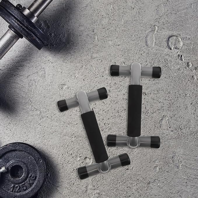 IMIKEYA H-shape Push up Bars Parallettes Bars Non-slip Ergonomic Grip Fitness Equipment Home Gym Accessories for Chest and Hand Workout Training