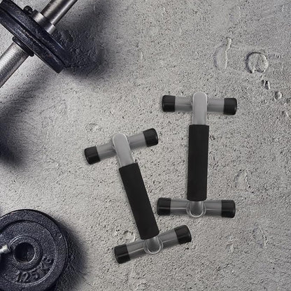 H-structure Push up Bars Pair, Steel Parallette Bars for Home Gym Strength Training, Non-slip Fitness Pushup Handles for Chest Workout and Floor Exercise Equipment