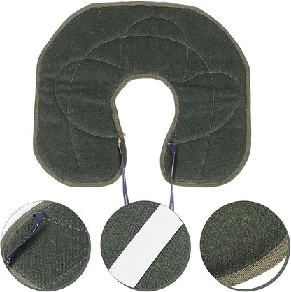 GLEAVI Shoulder Pad for Barbell Squats and Hip Thrusts, Green Foam Cushion with Strap, Breathable Sports Shoulder Protector for Gym Weightlifting and Workout Support