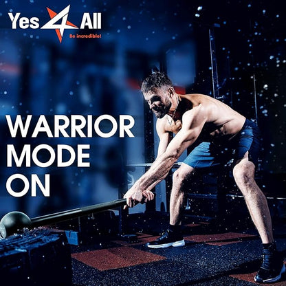 Yes4All Steel Mace Bell for Strength Training, Support Full Body, Muscles, Shoulder, Grips & Forearms Workouts, Stretching 5, 7, 10, 15, 20, 25, 30 LB For Woman & Man