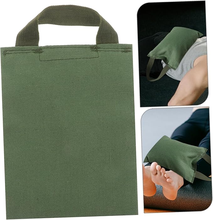 2Kg Weighted Sandbag for Yoga and Fitness Durable Canvas Bag with Handle Empty Design for for Training Dance and Exercise Activities