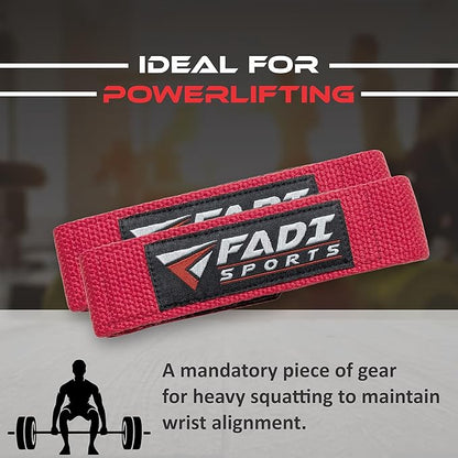 Lifting Wrist Straps for Weightlifting, Bodybuilding, Powerlifting & Deadlifts – 24 Inch Cotton Straps with Padded Neoprene for Strength Training & Grip Support