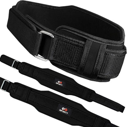 Neoprene Weight Lifting Belts Double Back Support Gym Workout Training Fitness