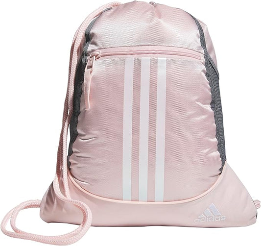 adidas Alliance Sackpack – Drawstring Backpack for Sports, Small Gym Bag