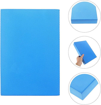 NOLITOY Balance Pad Yoga Mat Cushion Non-Slip Thickened Foam Kneeling Knee Pad for Home Workout Fitness and Physical Therapy Exercise Training in Light Blue