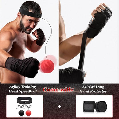 4FT Hanging Punching Bag for Adults, Super PU Leather Boxing Training Equipment Heavy Bag with 12OZ MMA Gloves, Unfilled Kicking Bag Boxing Set for Training Karate Kickboxing Muay Thai
