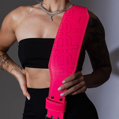 UPPPER Weight Lifting Belt - Double Prong 4” to 2.5” Tapered Premium Lifting Belt for Men and Women - Ultimate Back Support For Weightlifting and Powerlifting | Premium Fitness Gear