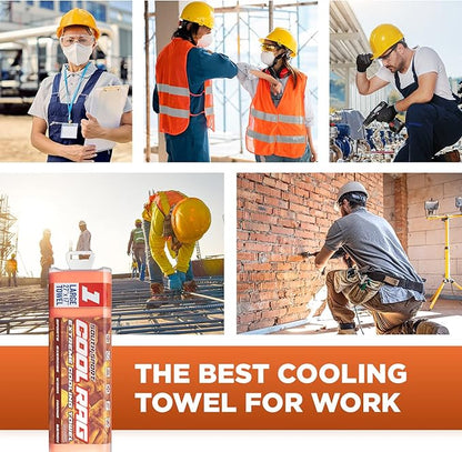 Cool RAG Extreme Cooling Towel for Heat Relief - PVA Cooling Towel for Workout, Gym, Running and for Other Outdoor Sports - Cooling Rag for Neck - Cool Towel for Quick Cooling