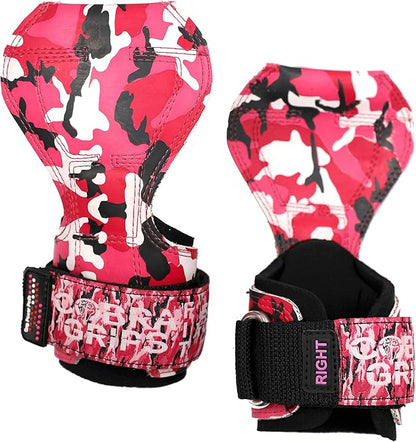 Cobra Grips PRO Weight Lifting Gloves Heavy Duty Straps Alternative with Power Lifting Hooks Padded Wrist Support for Deadlifts & Bodybuilding