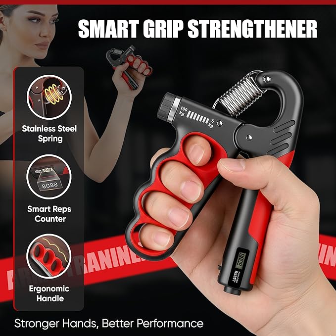 LuxUltra Twister Arm Trainer Chest Workout Equipment for Men & Women, Adjustable 40-130 lbs Chest and Arm Trainer, Home Gym Strength Trainer with Hand Grip Strengthener