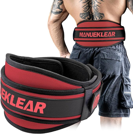 Weight Lifting Belt, Lifting Belts for Women Men,MANUEKLEAR Weightlifting Belt Quick Locking Back Support for Bodybuilding, Fitness, Powerlifting, Cross Training, Squats, Workout, Exercise