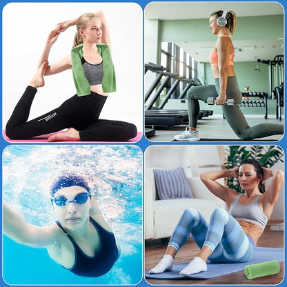 8 Pack Cooling Towel for Neck and Face,Gym Fitness Hiking Running Yoga Workout Sweat Ice Towel (Multicolor-05)