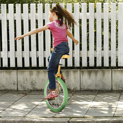 AW 16/18/20/24 Inch Wheel Outdoor Unicycle Adjustable Seat Exercise Bicycle Fit Adults Kids Outdoor Sports Fitness Exercise, for Choice