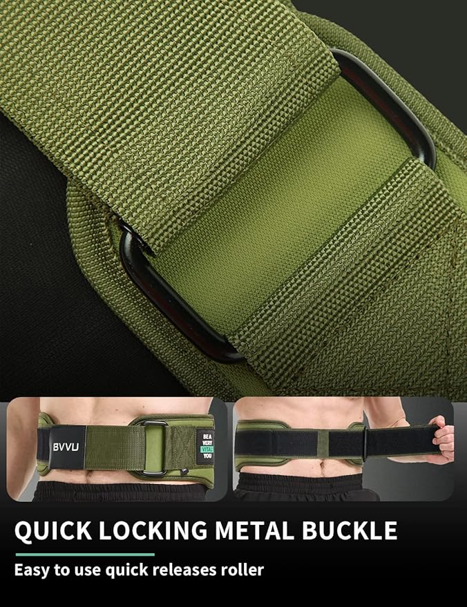 BVVU Weight Lifting Belts for Men Quick Locking Gym Belt for Workout Lumbar Support,Cross Training,Squat Belt Fitness Equipment