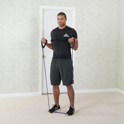 Black Mountain Products Single Resistance Band - Door Anchor and Starter Guide Included