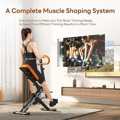 SogesPower Squat Machine for Home Gym, Squat Rowing Machine with Adjustable Resistance and Optional Full Motion, Squat Assist Trainer for Glutes & Legs Workout, Up to 330lbs