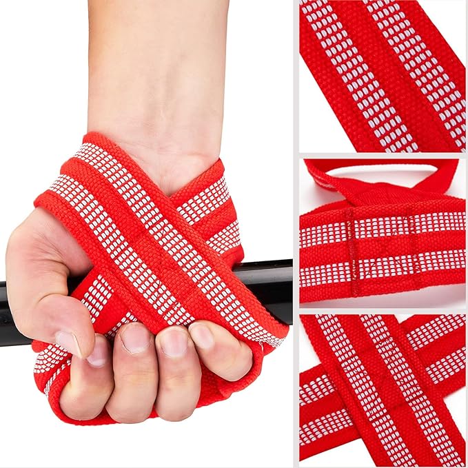 Figure 8 Lifting Straps - Deadlifting & Powerlifting Straps for Cross Training