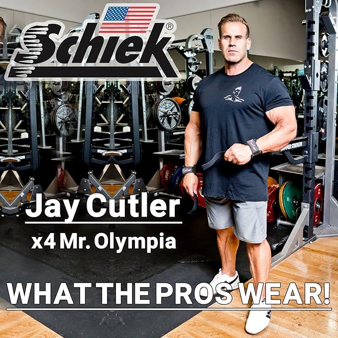 Schiek Sports Model J1000PLS Jay Cutler Signature Power Lifting Wrist Straps
