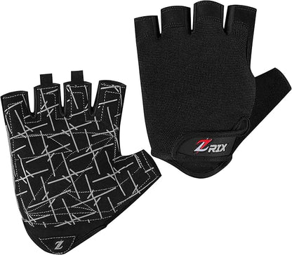 ZRIX Well Vented Weight Lifting Gym Workout Gloves with Wrist Wrap Support for Men & Women & Adult, Full Palm Protection, Training, Fitness, Hanging, Pull ups, Cycling & Hand Grip Gloves