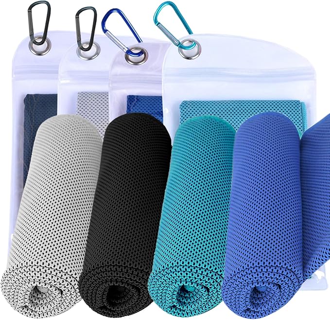 Instant Cooling Towels for Hiking Workout Fitness Camping, Sport Towels for Gym Fitness Yoga Jogging Running & Outdoor Activities