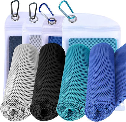 Instant Cooling Towels for Hiking Workout Fitness Camping, Sport Towels for Gym Fitness Yoga Jogging Running & Outdoor Activities