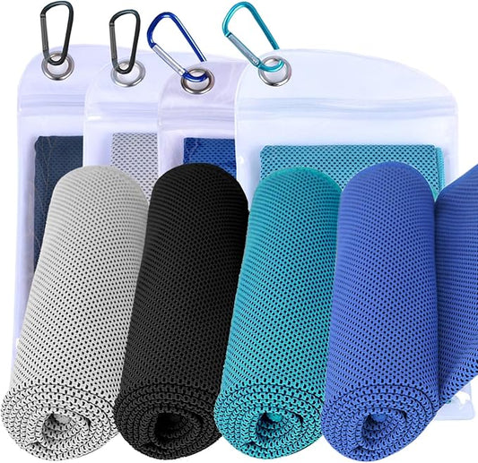 Instant Cooling Towels for Hiking Workout Fitness Camping, Sport Towels for Gym Fitness Yoga Jogging Running & Outdoor Activities