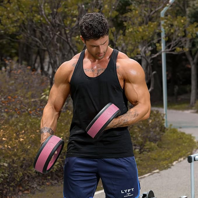 Dumbbell Weight Plates –Dual Purpose Ergonomic Fitness Equipment, Multifunctional Design for Strength Training, Full Body Workouts and Home Gym