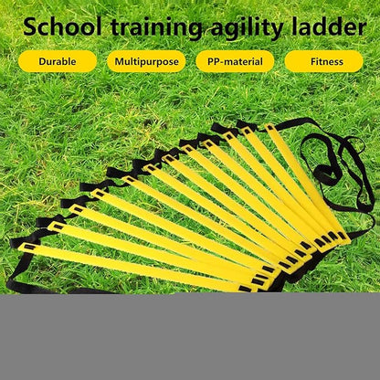 Agility Ladder - Balance Training Tool Workout Ladder | Sports Conditioning Ladder, Athletic Agility Trainer, Exercise & Fitness Equipment, Soccer Speed Ladder for Adults, Kids, Boys, Students