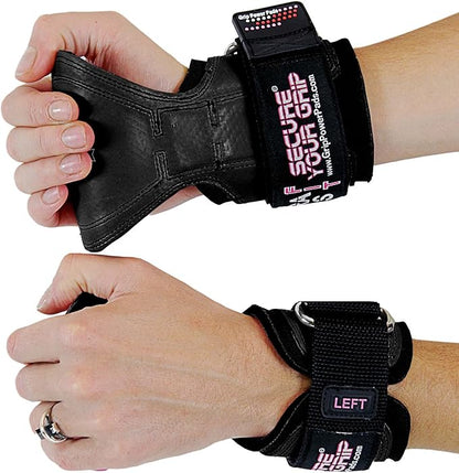 Cobra Grips PRO Weight Lifting Gloves Heavy Duty Straps Alternative with Power Lifting Hooks Padded Wrist Support for Deadlifts & Bodybuilding
