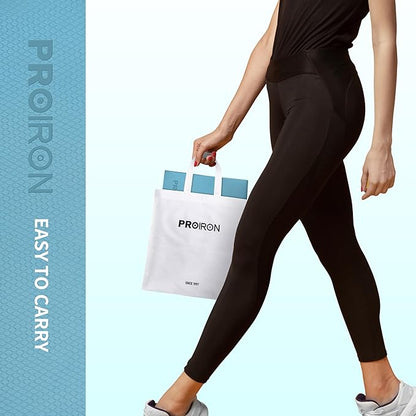 PROIRON Foldable Yoga Mat 0.24"/0.16" for Home Workout & Travel, Non Slip Travel Yoga Mats with Carry Bag, Packable Yoga Mat for Home Gym, Pilates, Fitness,Stretching