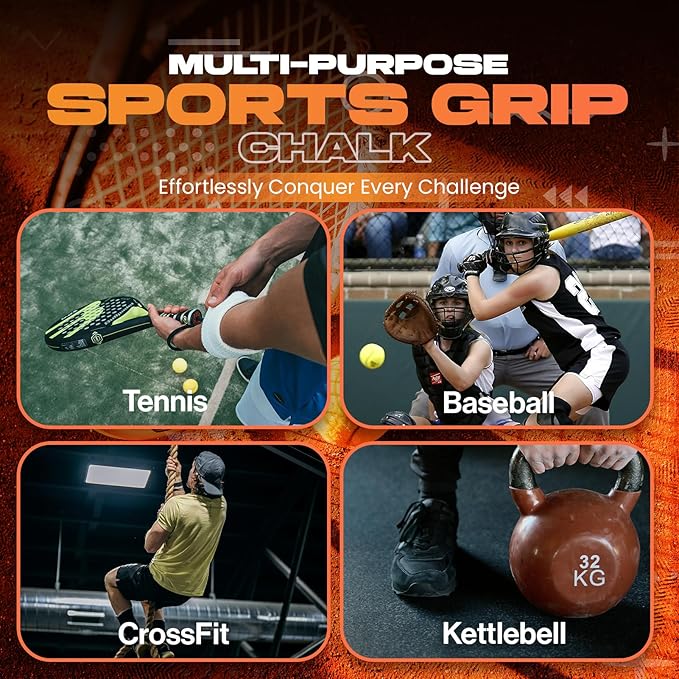 Gym Chalk Bucket | 1.5lb Net Weight Chalk Powder for Weightlifting, Gymnastics & Multi-Sport
