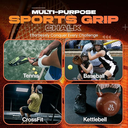 Gym Chalk Bucket | 1.5lb Net Weight Chalk Powder for Weightlifting, Gymnastics & Multi-Sport
