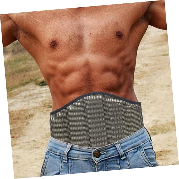 BESPORTBLE EVA Fitness Waist Belt with Lumbar Brace Support for Weightlifting and Deep Pulls Unisex Waistband for Powerlifting Squats and