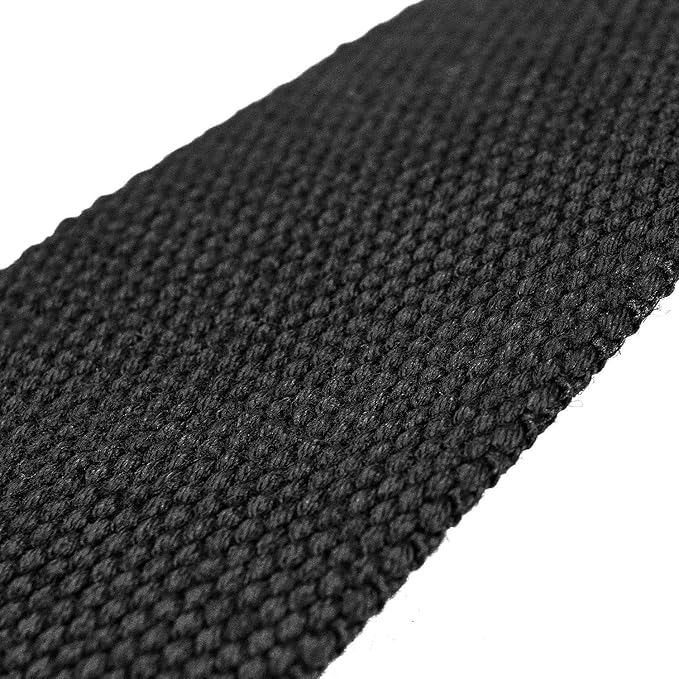 Paloma Yoga Strap for Stretching - Wide Adjustable Cotton Strap with Durable O-Ring Buckle - Available in Standard Sizes 6 ft, 8 ft & 10 ft