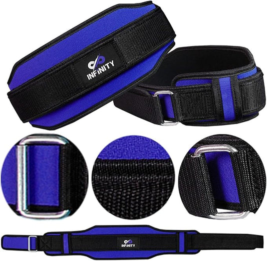 Neoprene Weight Lifting Belts Double Back Support Gym Workout Training Fitness