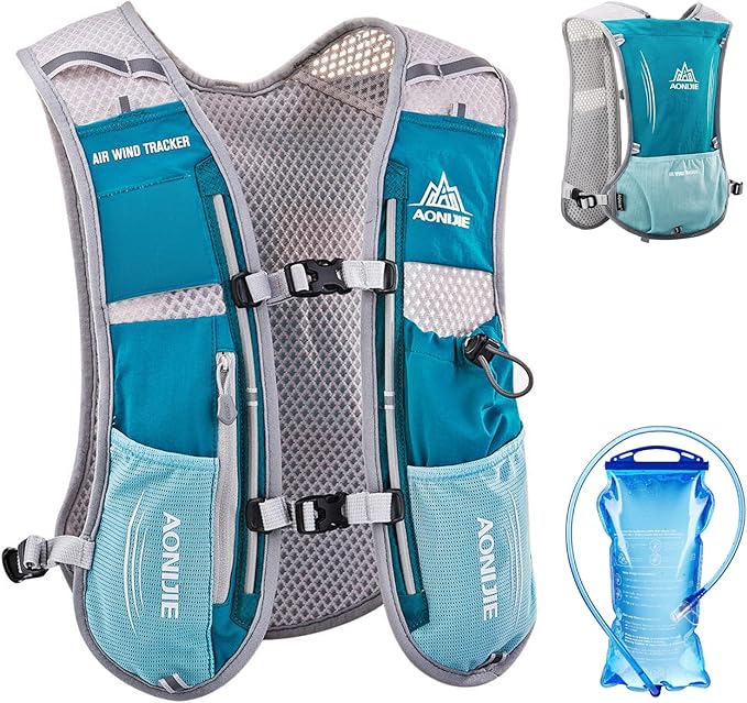 TRIWONDER Hydration Running Vest Backpack, Lightweight Water Pack for Men Women Hydration Backpack for Trail Race, Hiking, Cycling, Climbing, Camping, Jogging, Marathon