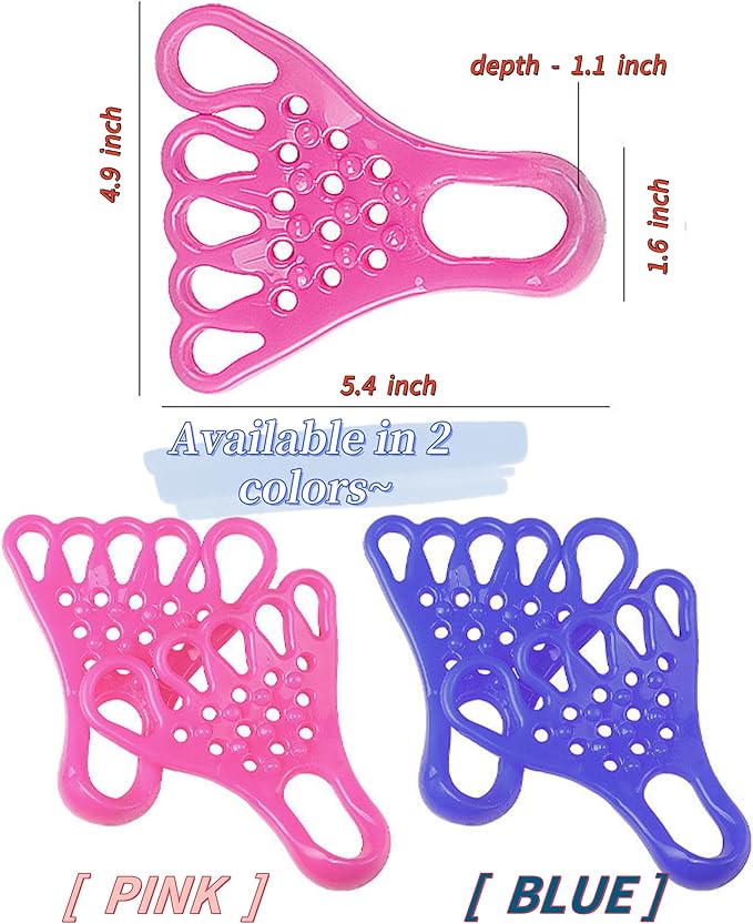 Toe Resistance Bands Strong Loop- Toe Stretcher -Toe Bands -Toe Strengthener -Toe Exercise Strap for Yoga, Pilates Foot Stretching Exercises Toe Exercise Bunion Correction Relief