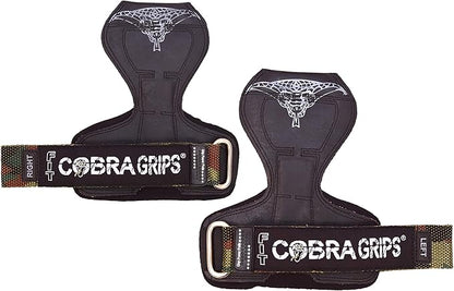 Cobra Grips PRO Weight Lifting Gloves Heavy Duty Straps Alternative with Power Lifting Hooks Padded Wrist Support for Deadlifts & Bodybuilding