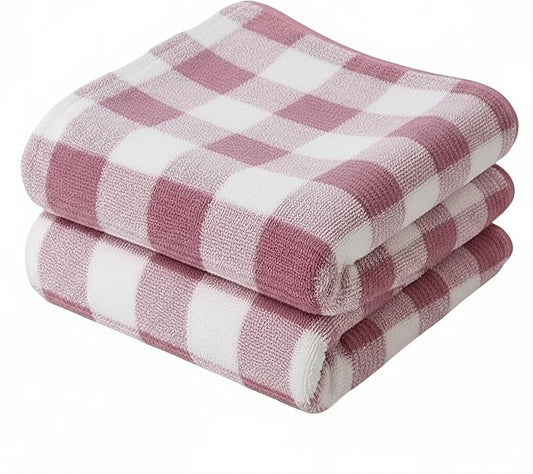 2-Pack Microfiber Bath Towels (27x54 Inches) - Ultra Soft & Quick Dry, 3X Absorbency, Lightweight for Gym, Yoga, Travel & Spa - Perfect for Home, Fitness & Post-Workou