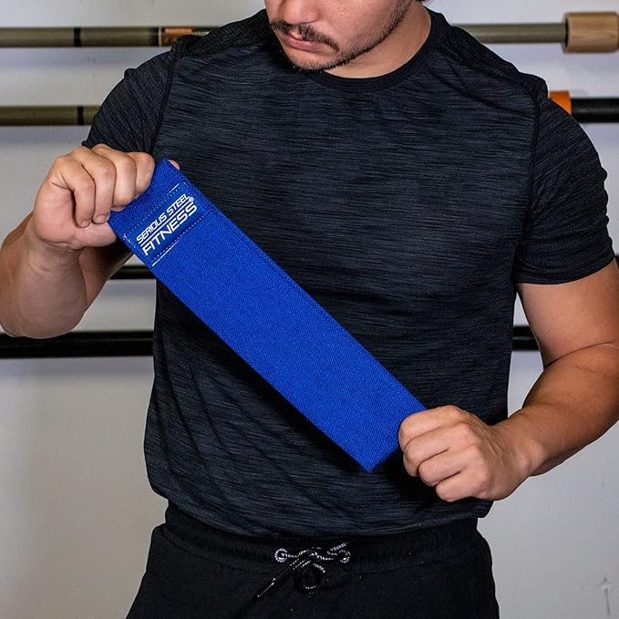 Serious Steel Fitness Hip and Glute Activation Band | Squat & Deadlift Warm-up Band for HIPS and Glutes