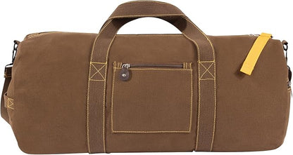 Rothco Canvas Equipment Duffle Bag – Travel & Gym Bag with Heavyweight Cotton Canvas Material – Great for Storing Gear, Clothing, and More