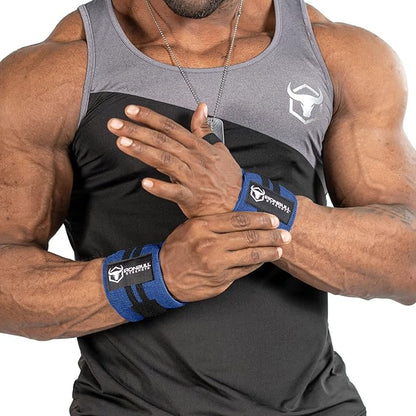 Wrist Wraps for Weightlifting (USPA & IPL Approved) - 18” Premium Quality Wrist Straps for Weightlifting - Weight Lifting Wrist Wraps with Thumb Loop - Best Gym Wrist Wraps for Lifting Weights, Curls & Dips - Lifting Wrist Wraps for Bench, Powerlifting...