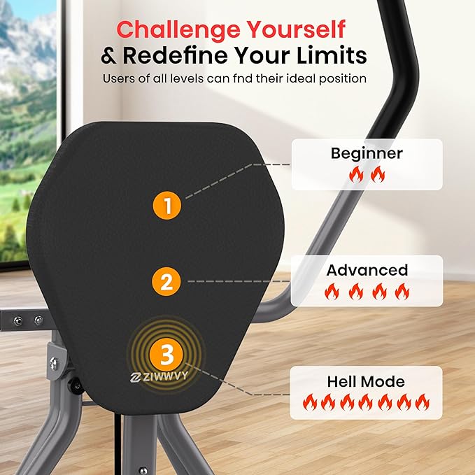 AB SWING INFINITY - 3rd Gen Ab Machine, Eliminates Arm Fatigue, 360° Core Isolation, 300 LBS Capacity