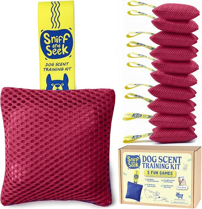 Race&Herd Original Dog Scent Training Kit, Scent Work Training Kit for Dogs - Nosework for Dog Mental Stimulation Agility Training Equipment for Dogs, Brain Games Smell Training Kit for Loss of Smell