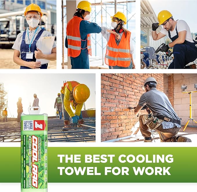 Cool Cool RAG Extreme Cooling Towel for Heat Relief - PVA Cooling Towel for Workout, Gym, Running and for Other Outdoor Sports - Cooling Rag for Neck - Cool Towel for Quick Cooling
