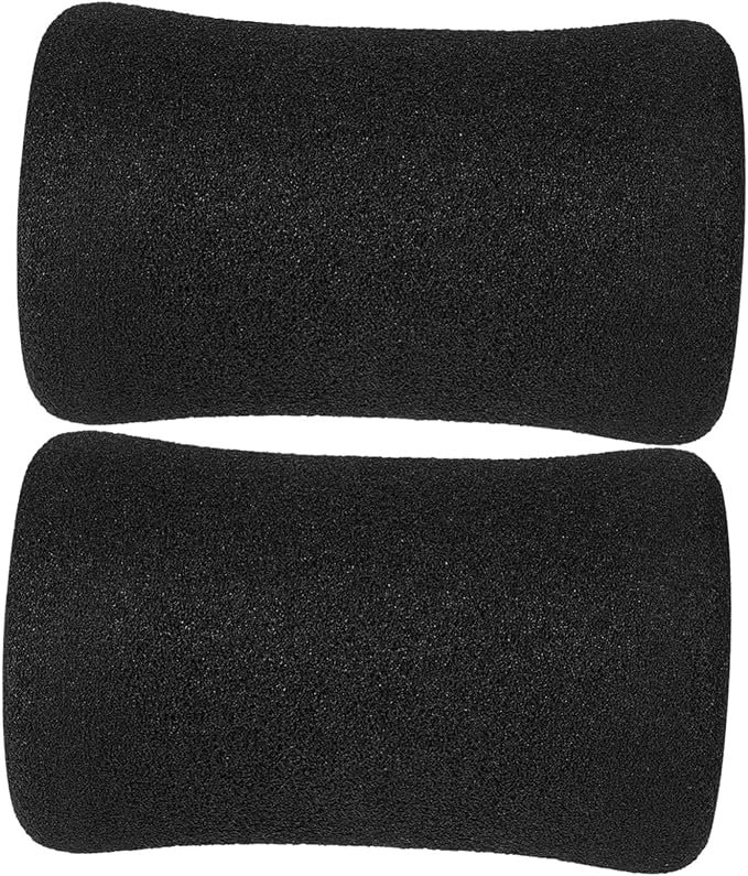 SUPVOX Gym Replacement Parts Foam Pads for Leg Extension Machine Comfortable Cushion Covers for Exercise Equipment Support Sleeves 5.31X2.95X2.95In